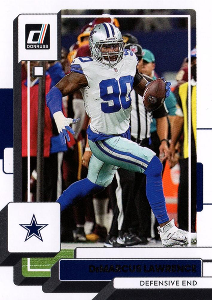 2022 Panini Donruss DeMarcus Lawrence #156 Dallas Cowboys