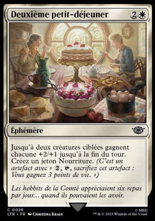 2023 Magic MTG Le Seigneur des Anneaux Deuxième petit-déjeuner LTR #29