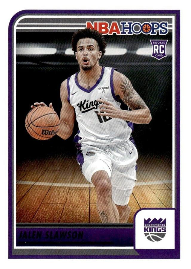 2023 Panini Hoops Jalen Slawson RC #279 Sacramento Kings