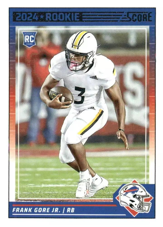 2024 Panini Score Football Frank Gore Jr. Buffalo Bills #395 RC