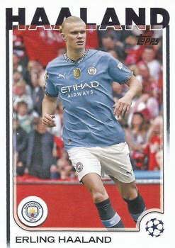2024 Topps UCC Erling Haaland #9 Manchester City