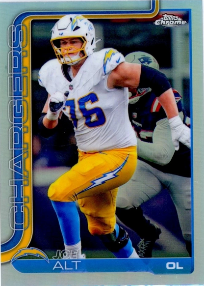 2025 Topps Chrome NFL Joe Alt #157 Los Angeles Chargers