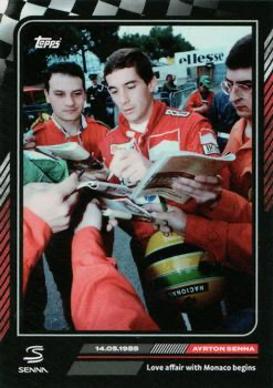 2023 Topps The Story of Senna Ayrton Senna 14.05.1988 Love affair with Monaco begins