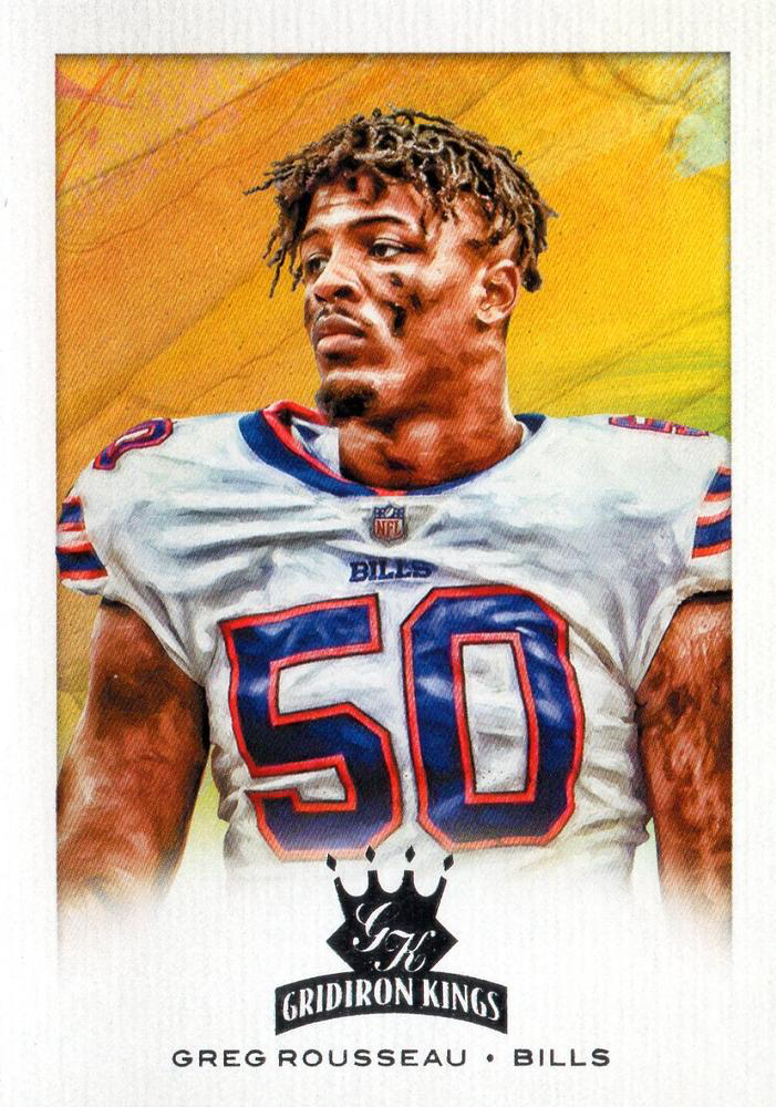 2021 Panini Chronicles Gridiron Kings Greg Rousseau #GK-39 Buffalo Bills