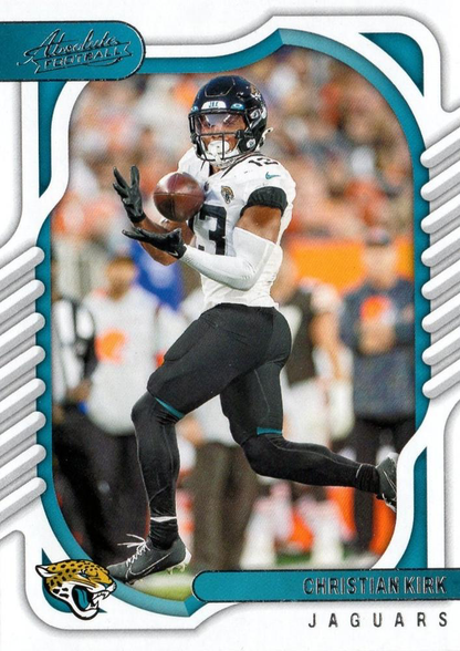 2022 Panini Absolute Christian Kirk #55 Jacksonville Jaguars