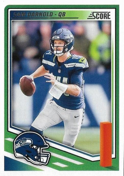 2025 Panini Score Sam Darnold #40 Seattle Seahawks
