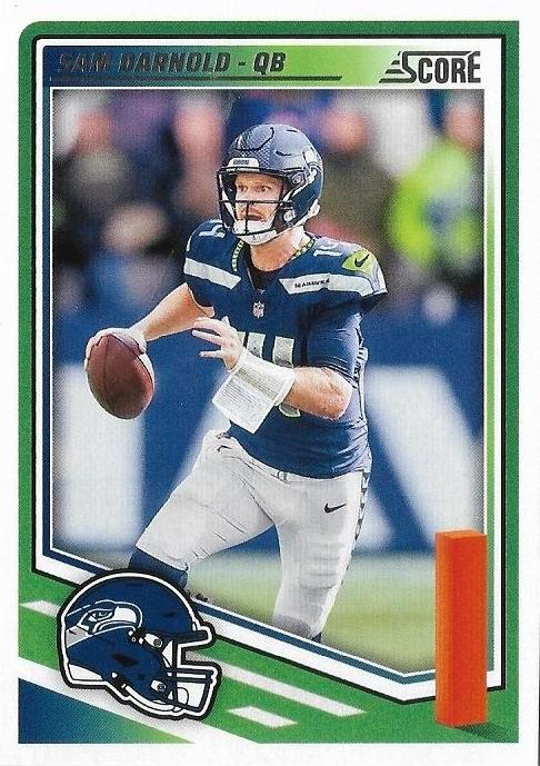 2025 Panini Score Sam Darnold #40 Seattle Seahawks