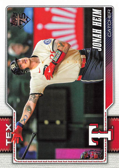 2026 Topps Series 1 Jonah Heim #78 Texas Rangers