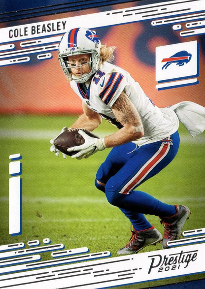 2021 Panini Prestige Cole Beasley #15 Buffalo Bills