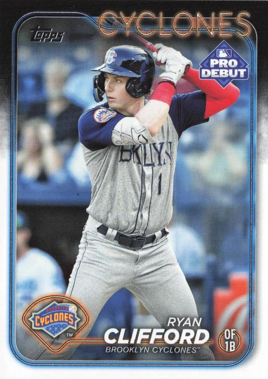 2024 Topps Pro Debut Ryan Clifford #PD-91 Brooklyn Cyclones