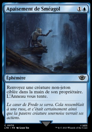 2023 Magic MTG Le Seigneur des Anneaux Apaisement de Sméagol LTR #70