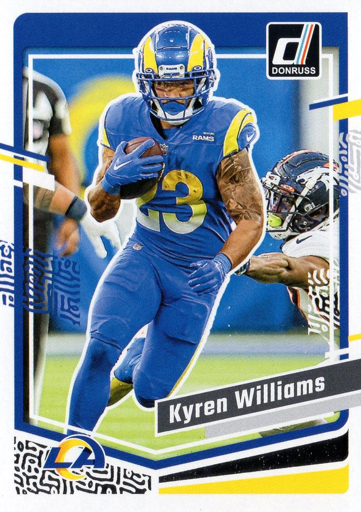 2023 Panini Donruss Kyren Williams #167 Los Angeles Rams