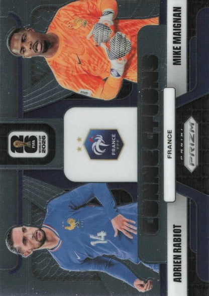 2026 Panini Prizm FIFA World Cup Connections Rabiot/Maignan #4 France