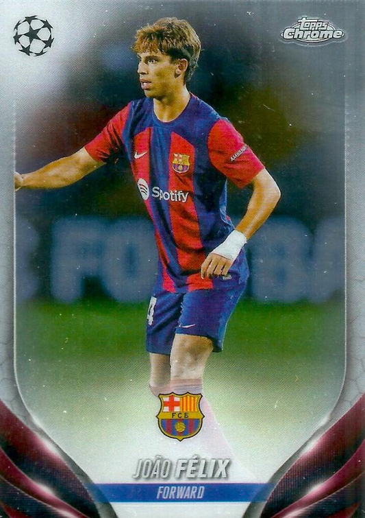 2023 Topps Chrome UEFA Club Competitions João Félix #71 FC Barcelona