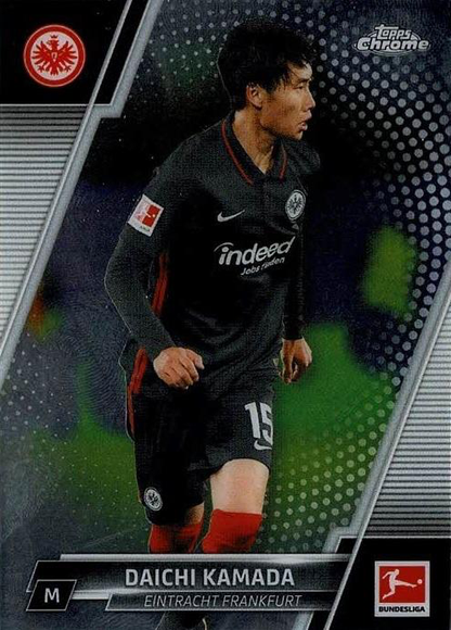 2021 Topps Chrome Bundesliga Daichi Kamada #39 Eintracht Frankfurt