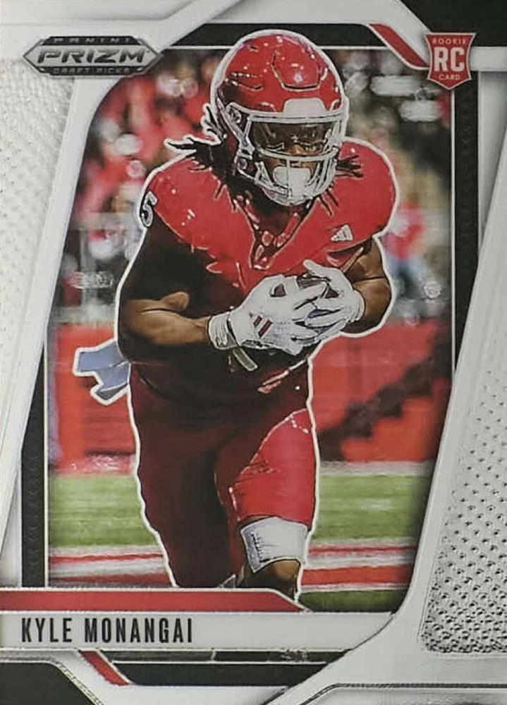 2025 Panini Prizm Draft Picks Kyle Monangai #108 Rutgers Scarlet Knights