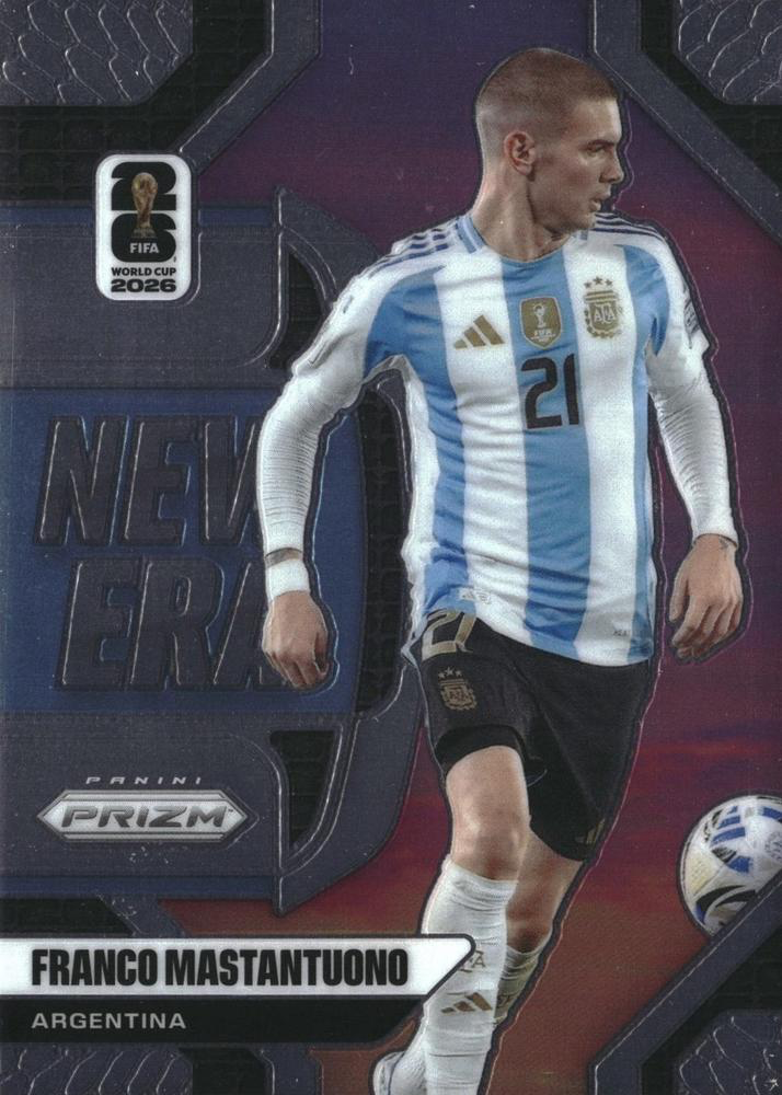 2026 Panini Prizm FIFA World Cup New Era Franco Mastantuono #24 Argentine