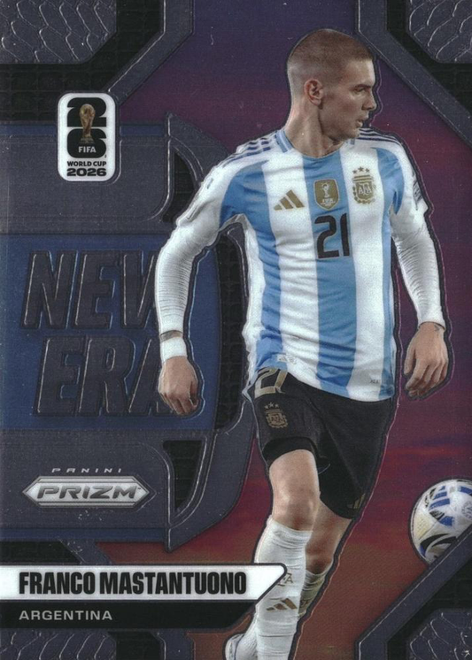 2026 Panini Prizm FIFA World Cup New Era Franco Mastantuono #24 Argentine