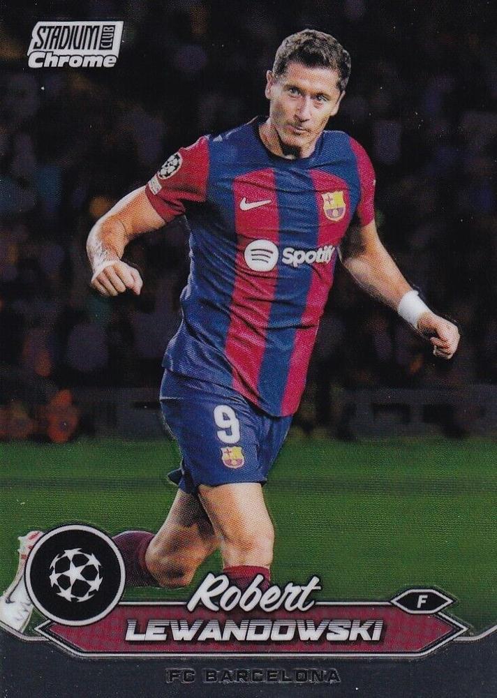 2023 Topps Stadium Club Chrome UCC Robert Lewandowski #98 FC Barcelona