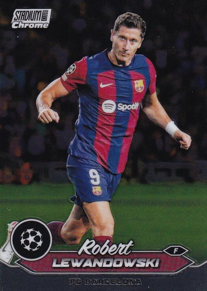 2023 Topps Stadium Club Chrome UCC Robert Lewandowski #98 FC Barcelona