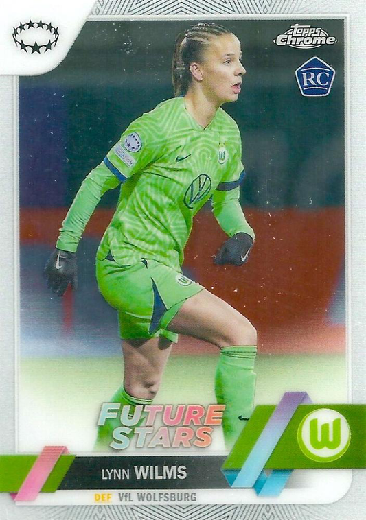 2022 Topps Chrome UCC Women's Lynn Wilms FS RC #47 VfL Wolfsburg