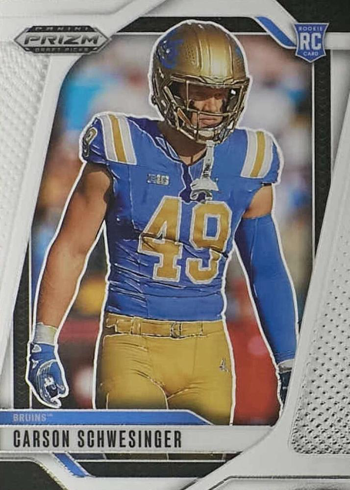 2025 Panini Prizm Draft Picks Carson Schwesinger #137 UCLA Bruins