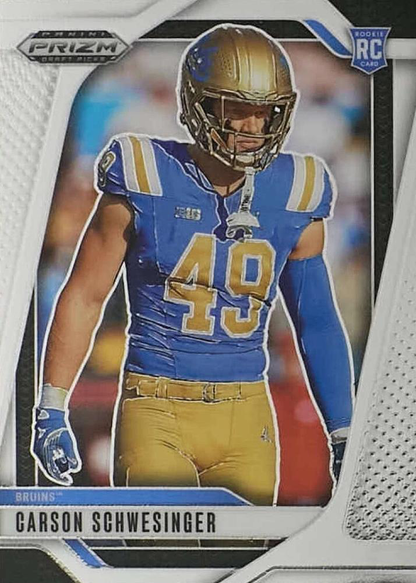 2025 Panini Prizm Draft Picks Carson Schwesinger #137 UCLA Bruins