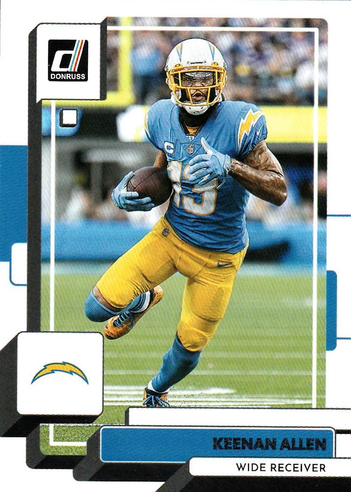 2022 Panini Donruss Keenan Allen #291 Los Angeles Chargers