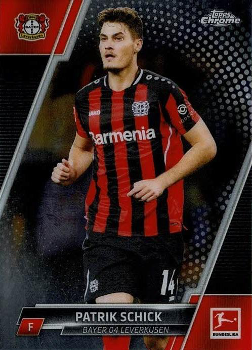 2021 Topps Chrome Bundesliga Patrik Schick #71 Bayer 04 Leverkusen