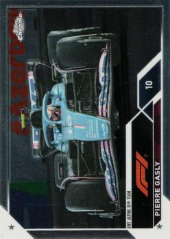 2023 Topps Chrome Formula 1 Pierre Gasly #108 BWT Alpine F1 Team