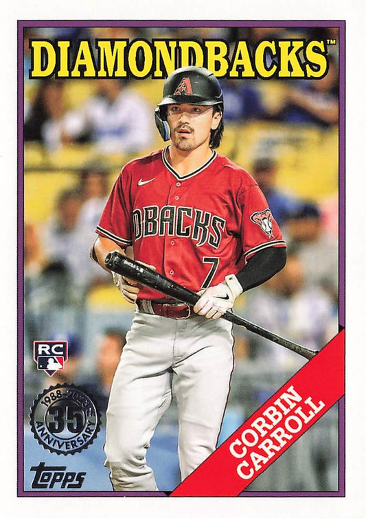 2023 Topps Series 2 1988 35th Anniversary Corbin Carroll RC Arizona Diamondbacks #2T88-5