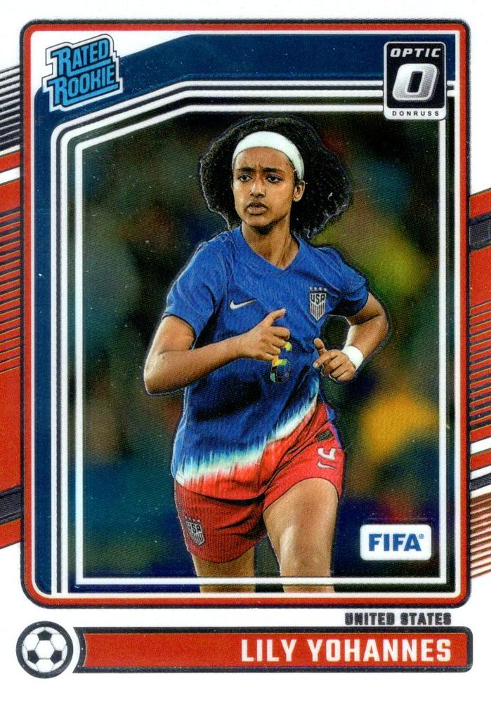 2024 Panini Donruss Optic Lily Yohannes Rated Rookie #183 USA