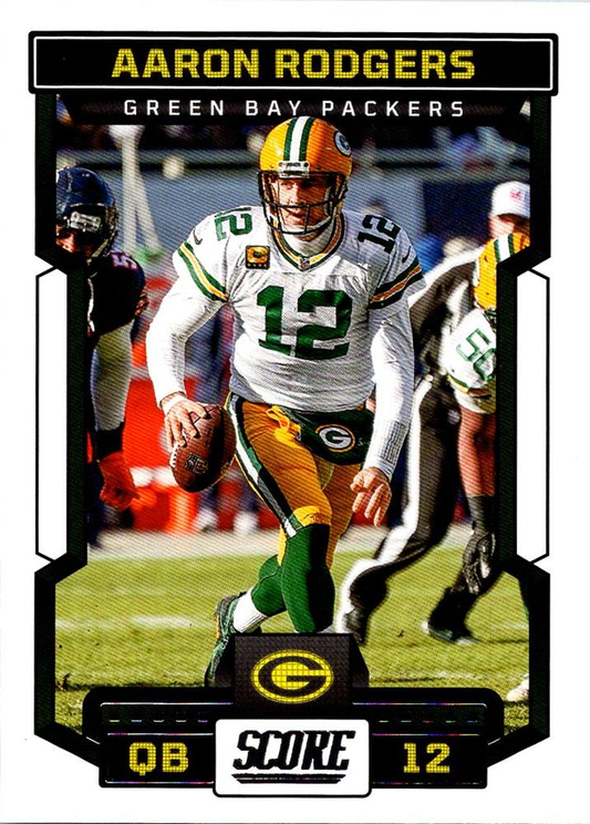 2023 Panini Score Football Aaron Rodgers Green Bay Packers #89