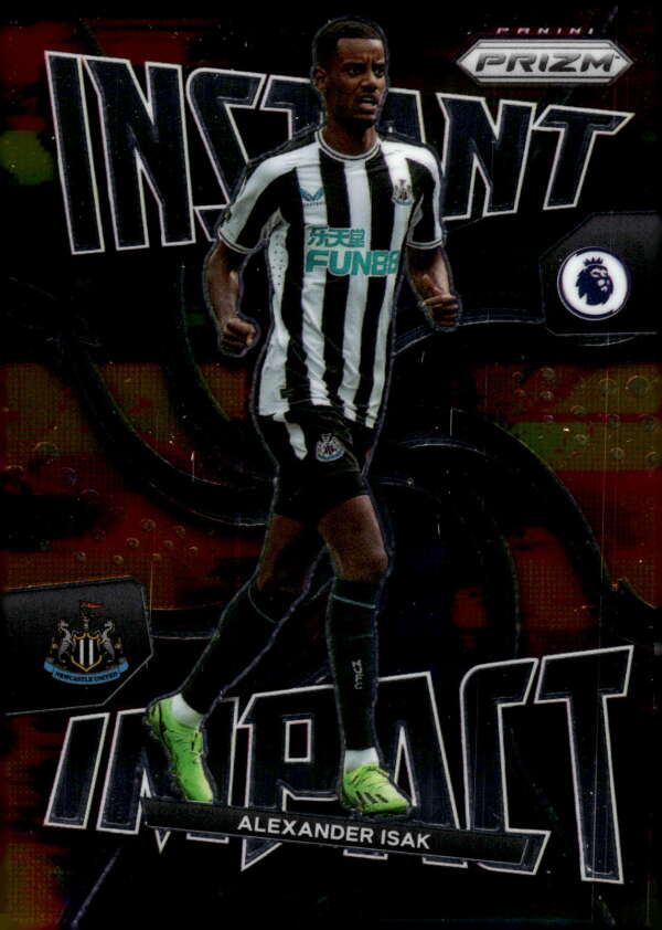 2022 Panini Prizm Premier League Alexander Isak Instant Impact #14 Newcastle United