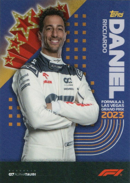 2023 Topps Las Vegas Grand Prix Daniel Ricciardo #26 Scuderia AlphaTauri