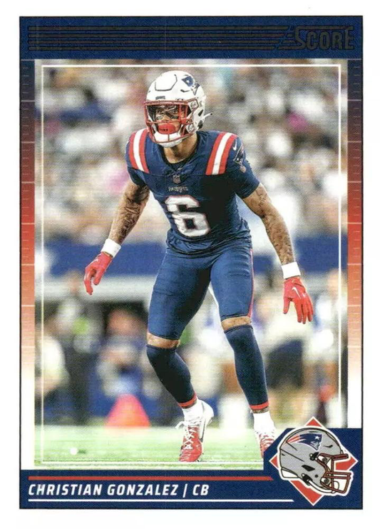 2024 Panini Score Football Christian Gonzalez New England Patriots #190