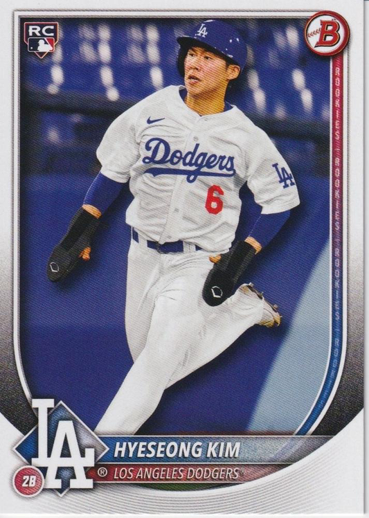 2025 Topps Bowman Hyeseong Kim RC Los Angeles Dodgers #91