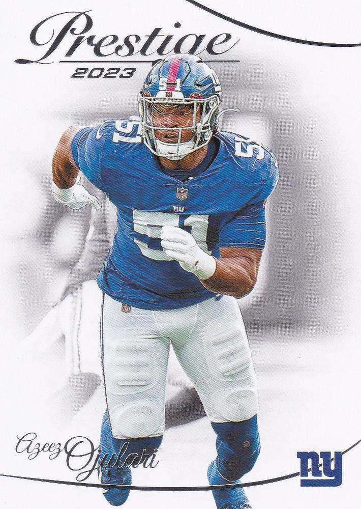 2023 Panini Prestige Azeez Ojulari #215 New York Giants
