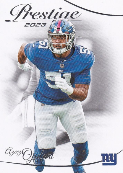 2023 Panini Prestige Azeez Ojulari #215 New York Giants