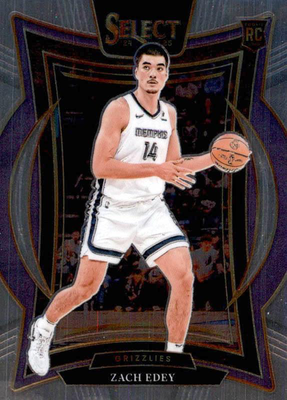 2024 Panini Select Zach Edey RC #98 Memphis Grizzlies