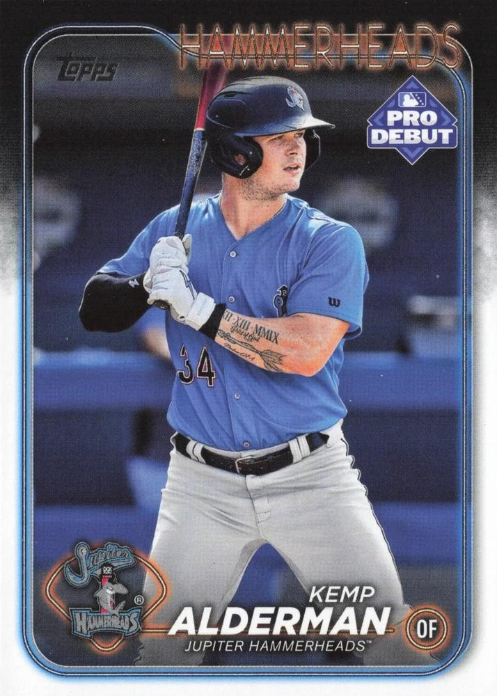 2024 Topps Pro Debut Kemp Alderman #PD-150 Jupiter Hammerheads