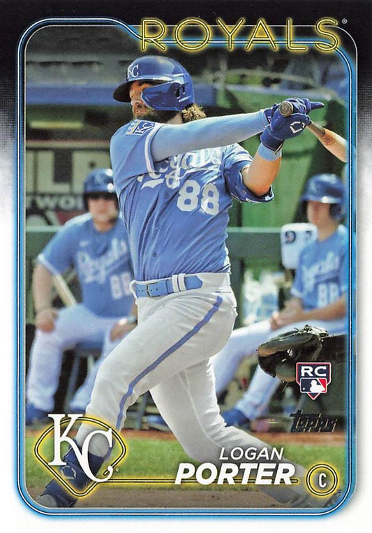 2024 Topps Series 2 Logan Porter RC Kansas City Royals #666