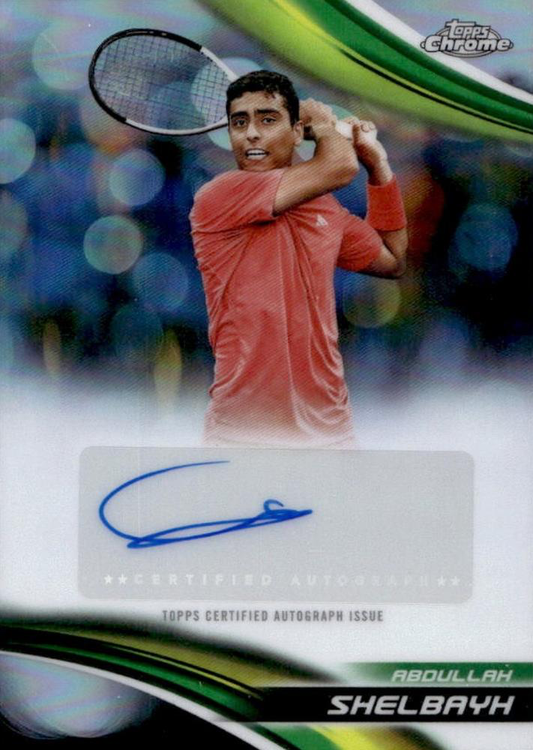 2025 Topps Chrome Tennis Refractor Autograph Abdullah Shelbayh #CA-ASH