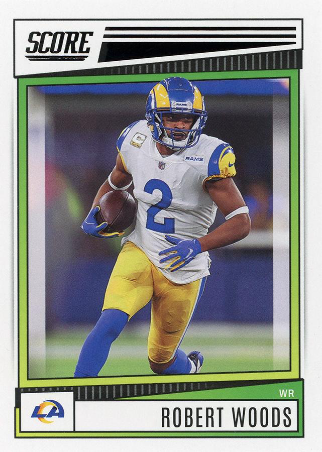 2022 Panini Score Robert Woods Los Angeles Rams #153