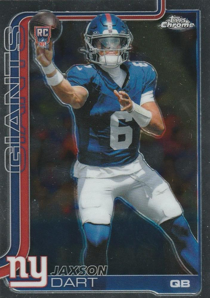 2025 Topps Chrome Jaxson Dart RC #306 New York Giants