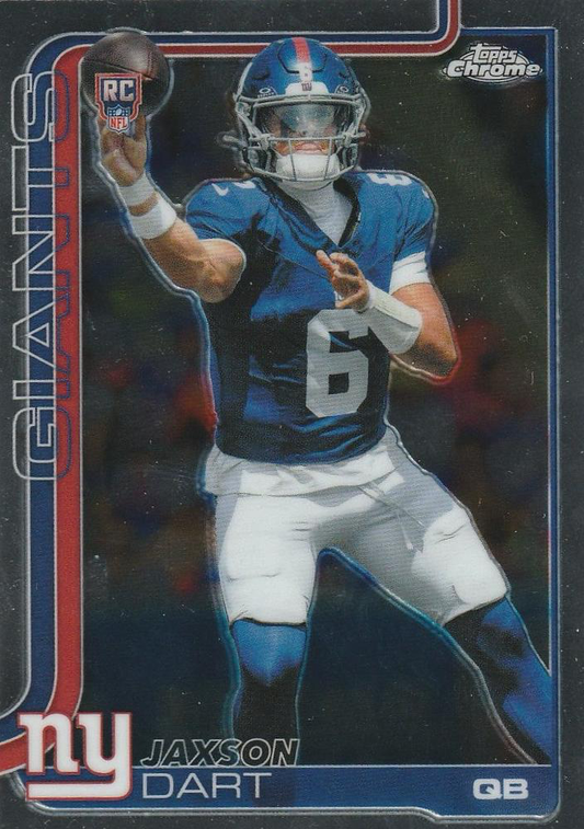 2025 Topps Chrome Jaxson Dart RC #306 New York Giants