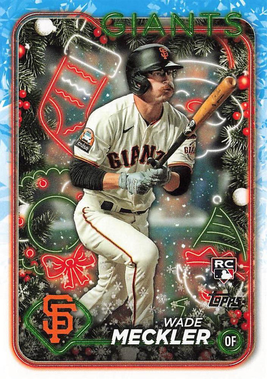 2024 Topps Holiday Wade Meckler RC San Francisco Giants #H16