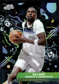2025 Topps Chrome Cosmic Naz Reid #54 Minnesota Timberwolves