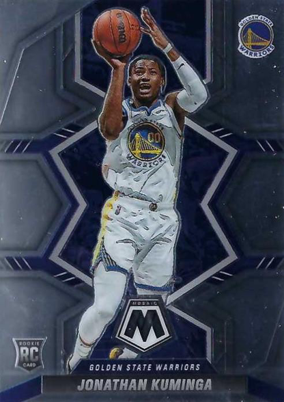 2021 Panini Mosaic Jonathan Kuminga RC #205 Golden State Warriors