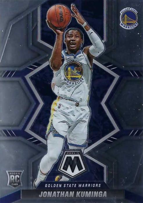 2021 Panini Mosaic Jonathan Kuminga RC #205 Golden State Warriors